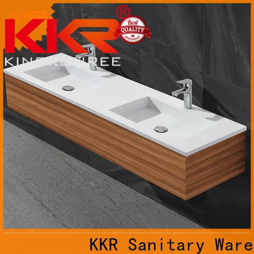 KingKonree excellent cloakroom basin with cabinet customized for hotel 1