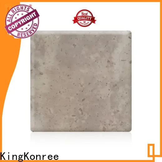 KingKonree modified acrylic solid surface directly sale for hotel 1