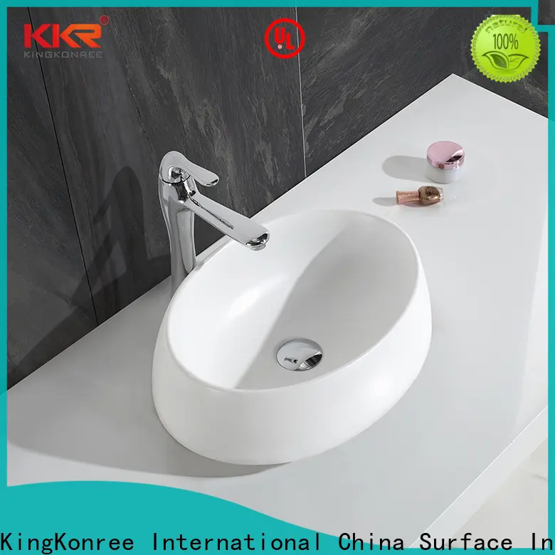 KingKonree pure counter top basins customized for room 1