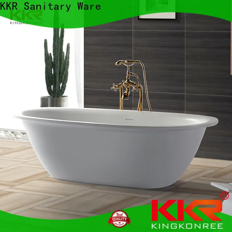 KingKonree stone bathtub free design for family decoration 1