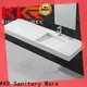 KingKonree wall hung basin sink for home 1