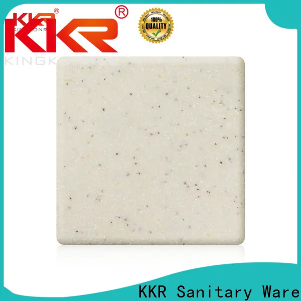 KingKonree white solid surface countertop material design for home 1