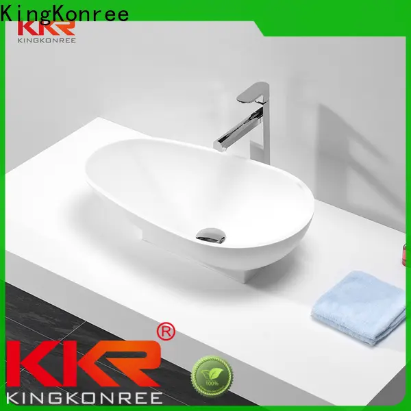 KingKonree durable table top wash basin design for home 1
