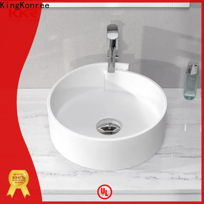 KingKonree top mount bathroom sink design for hotel2 1
