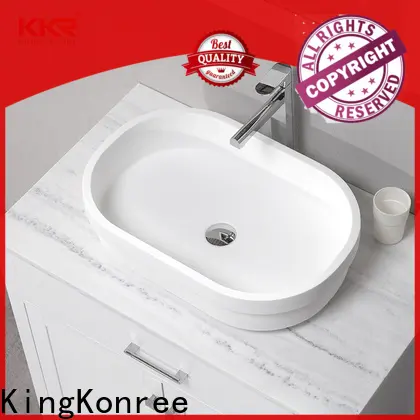 KingKonree white vanity wash basin cheap sample for home 1