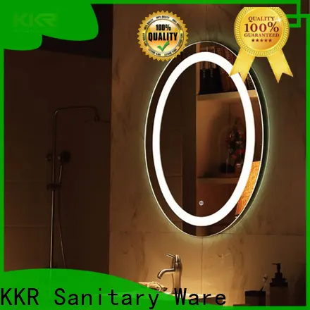 KingKonree corner mirror with led lights supplier for bathroom 1