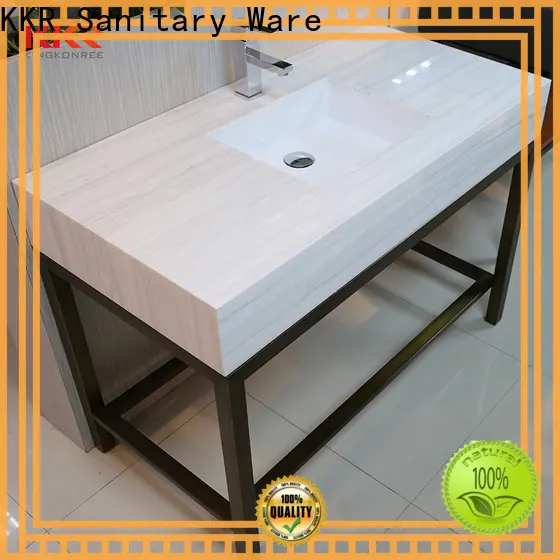 KingKonree solid solid surface bathroom countertops supplier for motel 1