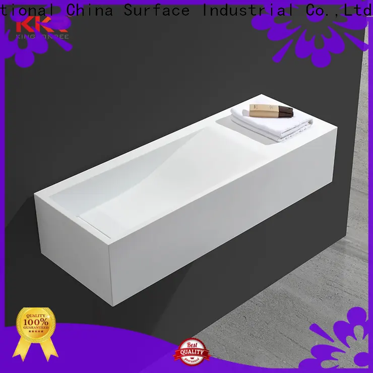 KingKonree acrylic wall hung basin design for toilet 1