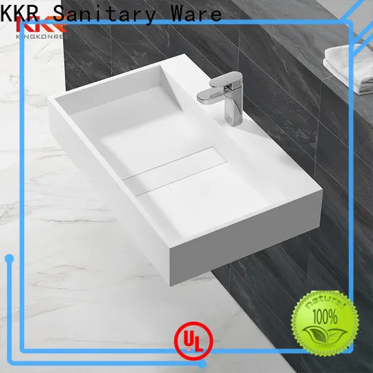 KingKonree wash wall hung basin design for hotel 1