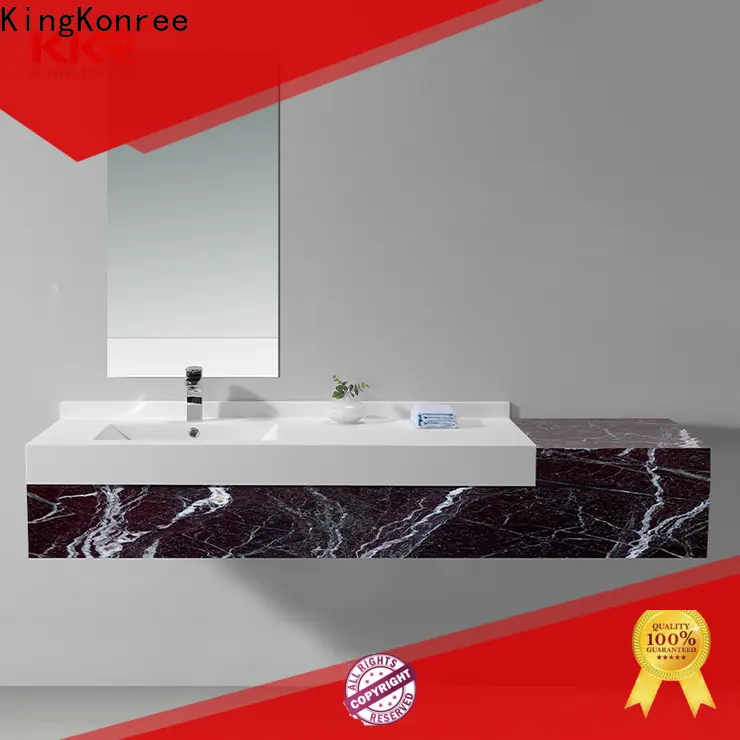 KingKonree approved floating basin cabinet supplier for hotel 1