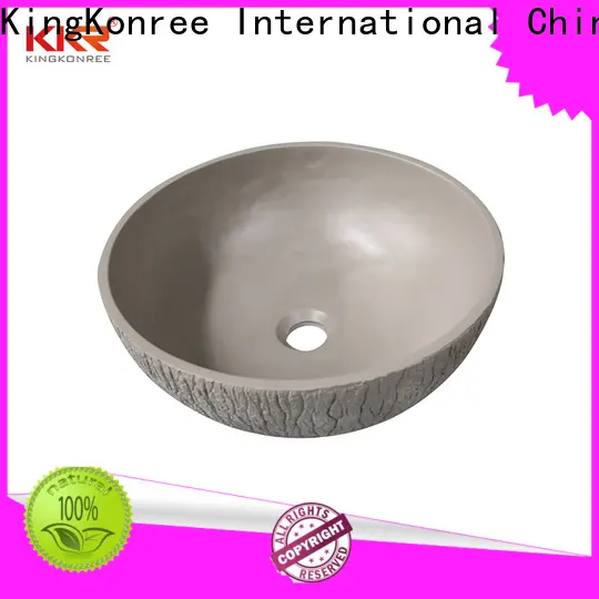 KingKonree excellent top mount bathroom sink design for hotel 1