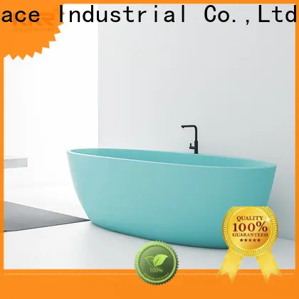 quality solid surface freestanding tub custom for shower room 1