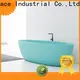 quality solid surface freestanding tub custom for shower room 1