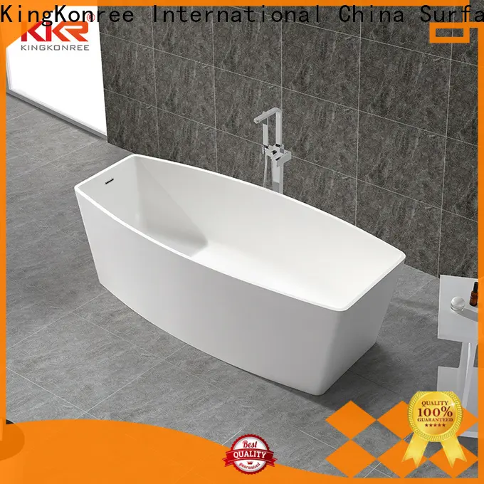 KingKonree on-sale stone resin freestanding bath manufacturer for bathroom 1