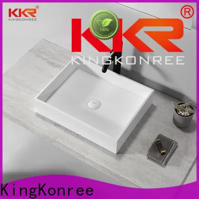 KingKonree sanitary ware small countertop basin cheap sample for restaurant 1