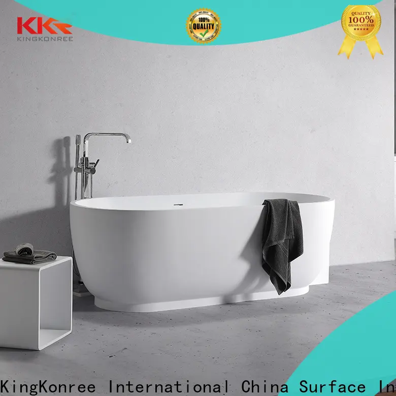 KingKonree bulk production small freestanding soaking tub ODM for shower room 1
