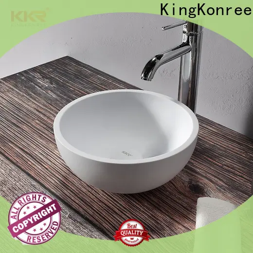 KingKonree elegant counter top basins manufacturer for hotel 1