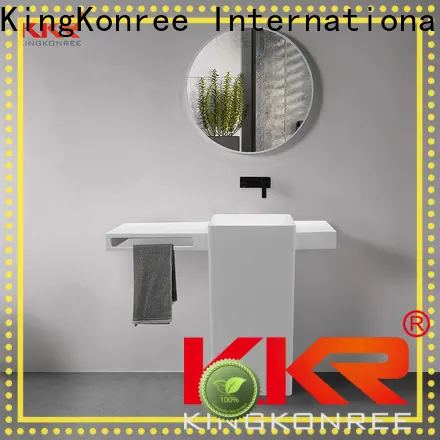 KingKonree free standing wash basin customized for hotel 1