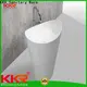 artificial floor standing basin design for hotel 1