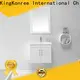 Kingkonree Smooth Vertical Culture Marble White Shower Wall Panel Shower Surround Tubs KKR-CMW23 1