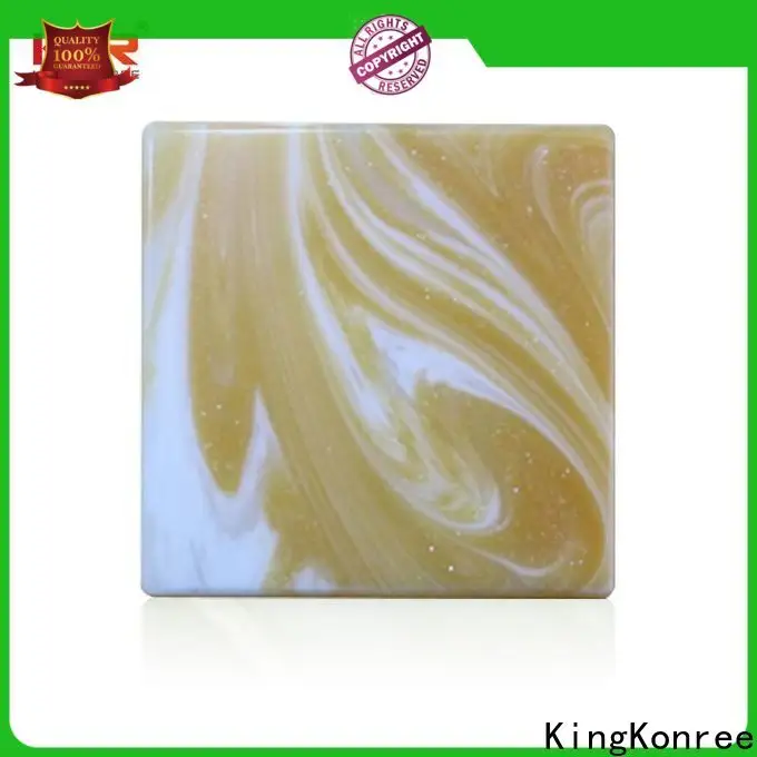 KingKonree acrylic solid surface countertops top brand for bathroom 1