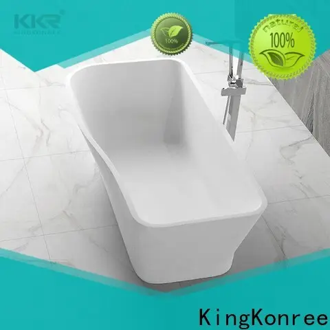 KingKonree stone resin bathtub ODM for family decoration 1