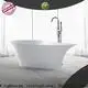 KingKonree stone resin bathtub free design for shower room 1