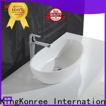 elegant above counter vessel sink customized for hotel1 1