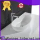 elegant above counter vessel sink customized for hotel1 1
