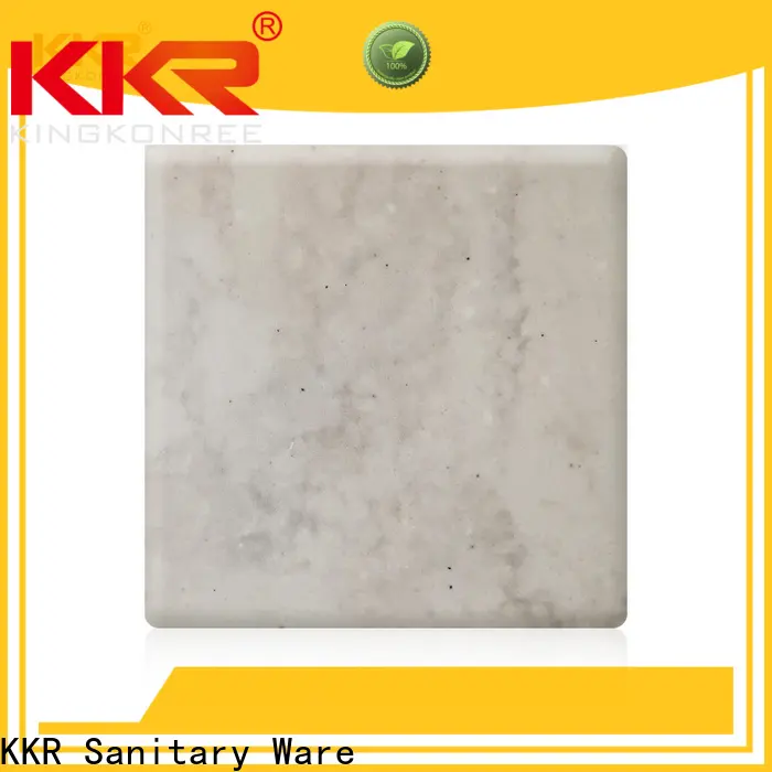 KingKonree marble solid surface sheets for sale customized for hotel 1
