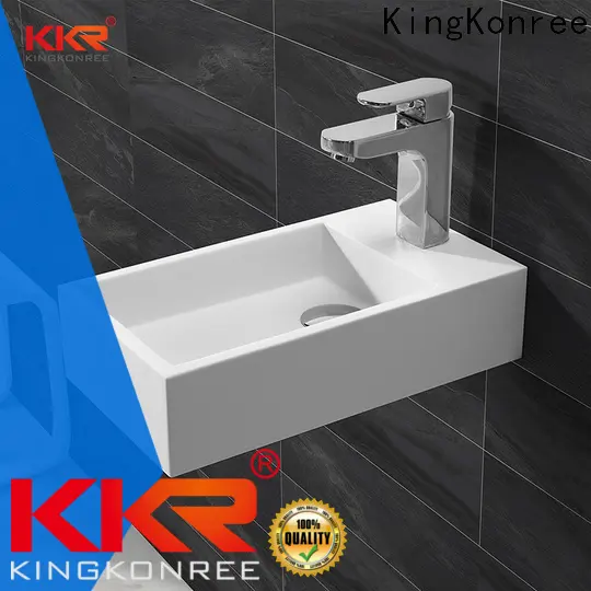 KingKonree wall mounted wash basin manufacturer for toilet 1