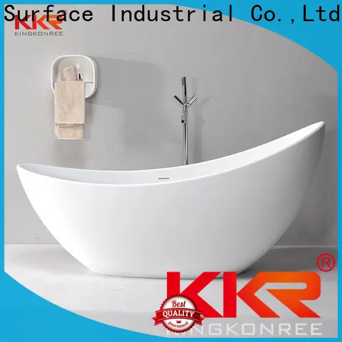 KingKonree high-end freestanding soaking bathtub ODM for hotel 1