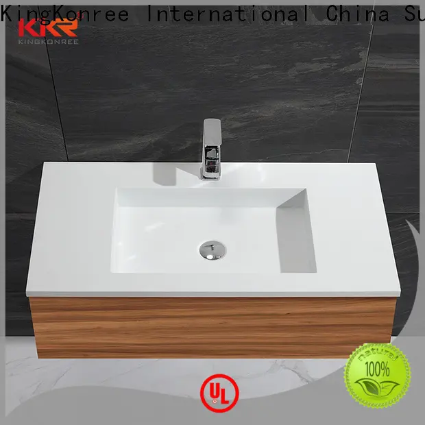 KingKonree grey cabinet below washbasin customized for motel 1