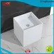 KingKonree resin free standing wash basin design for motel 1