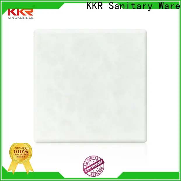 KingKonree white solid surface countertops ODM for hotel 1