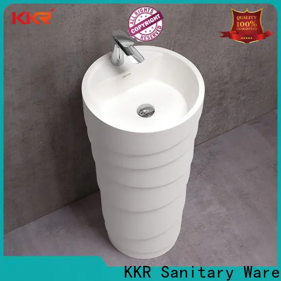 thick stand alone bathroom sink factory price for hotel 1