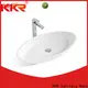 KingKonree marble small countertop basin customized for home 1