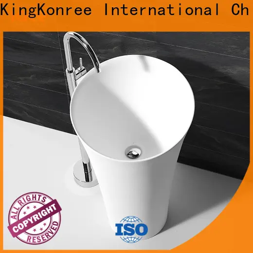 acrylic pedestal wash basin supplier for bathroom 1