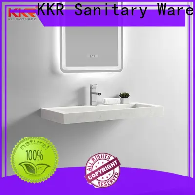 KingKonree square wall hung basin sink for home 1