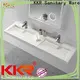KingKonree stable square wall hung basin sink for toilet 1