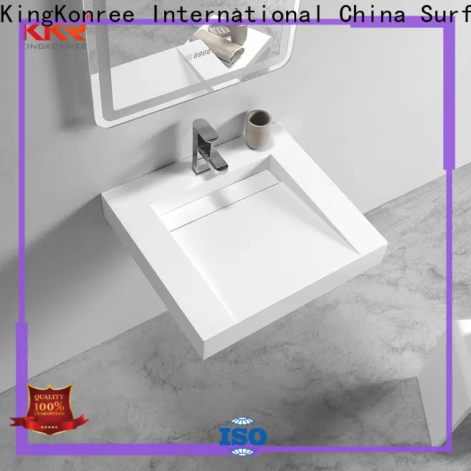 KingKonree modern wall mount sink design for home 1