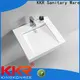 artificial wall mounted bathroom basin customized for toilet 1