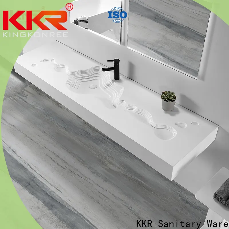 acrylic marble wall hung basin manufacturer for bathroom 1
