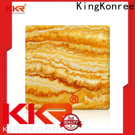 KingKonree marble translucent stone panels under-mount for bathroom 1