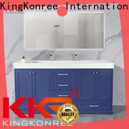 KingKonree pedestal sink cabinet latest design for hotel 1