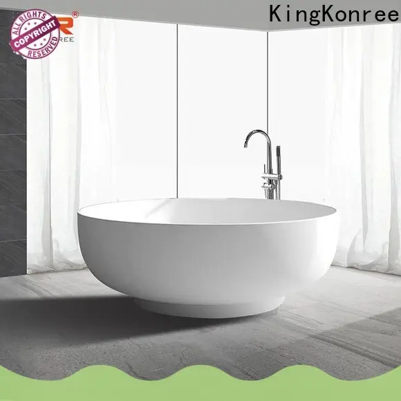KingKonree stone resin bathtub supplier for hotel 1