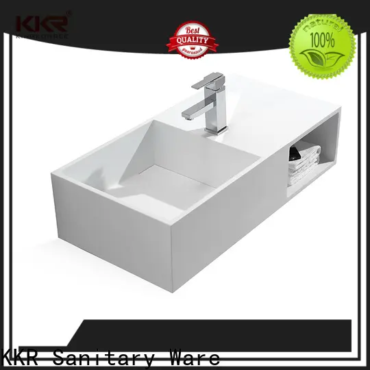 KingKonree wall hung lavatory sink customized for toilet 1