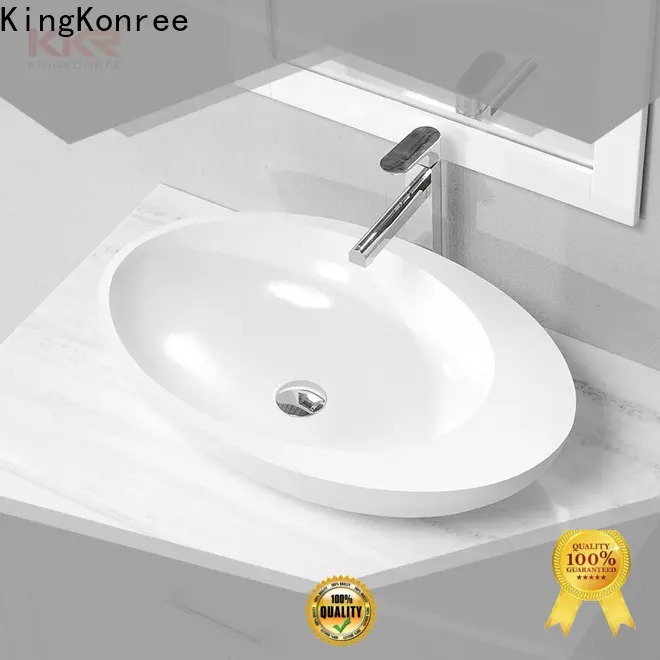 KingKonree elegant small countertop basin design for hotel 1