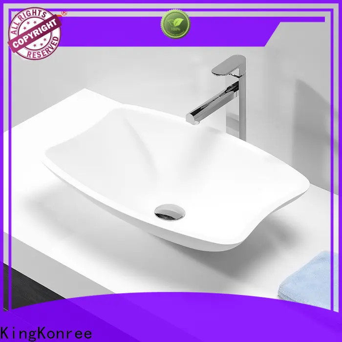 KingKonree vanity wash basin cheap sample for hotel 1