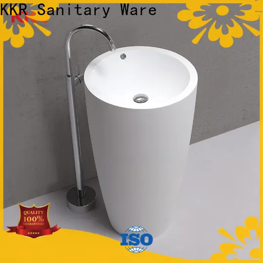 KingKonree marble stand alone bathroom sink supplier for hotel 1
